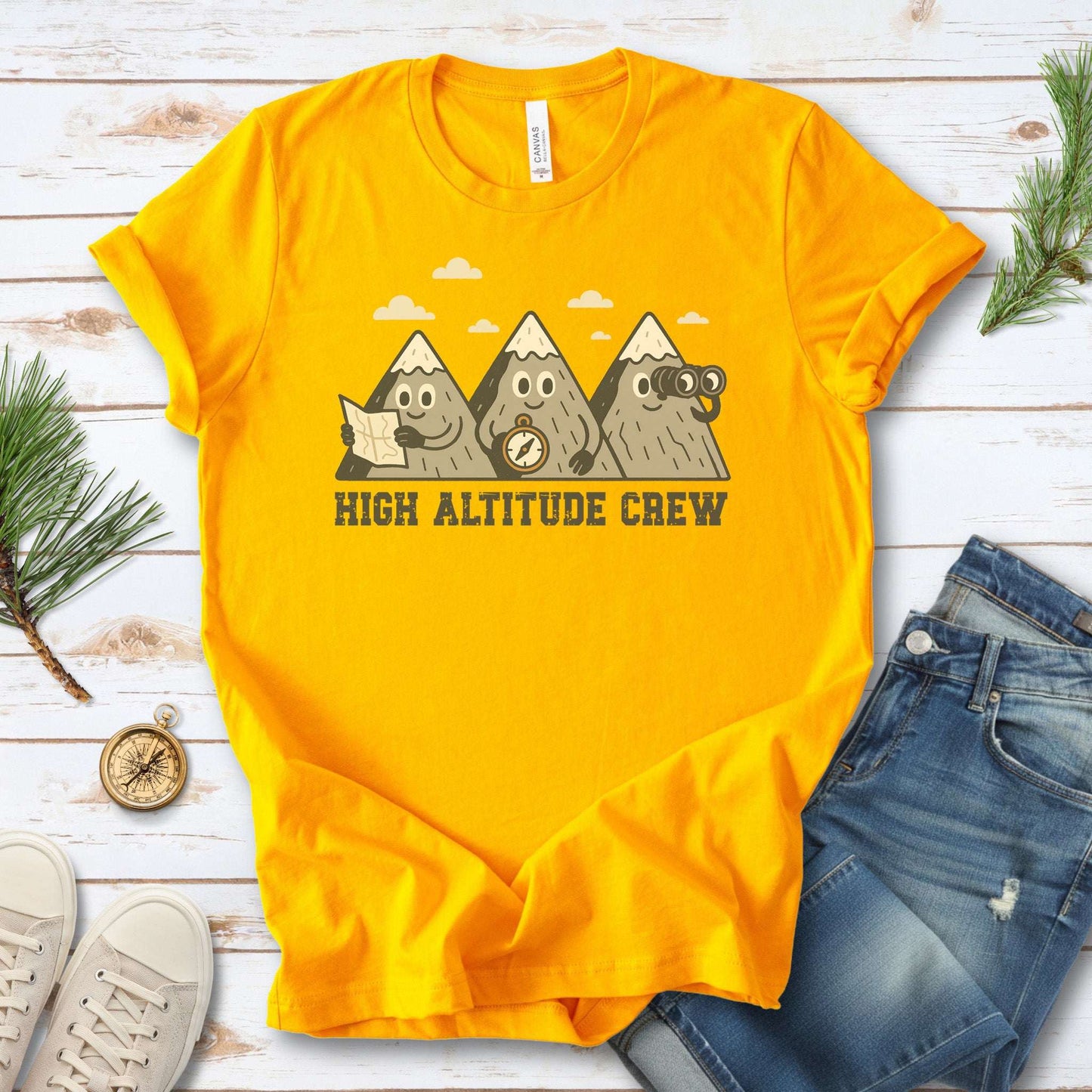 High Altitude Crew Mountain Hiking T-Shirt