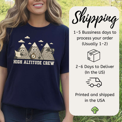 High Altitude Crew Mountain Hiking T-Shirt