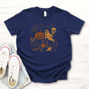 Halloween Raccoon & Opossum Youth Tee – Spooky Cute Trash Panda Mischief for Kids