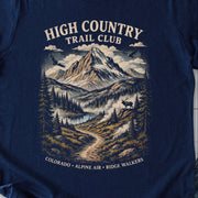 Colorado High Country Trail Club Shirt – Retro Mountain T-Shirt