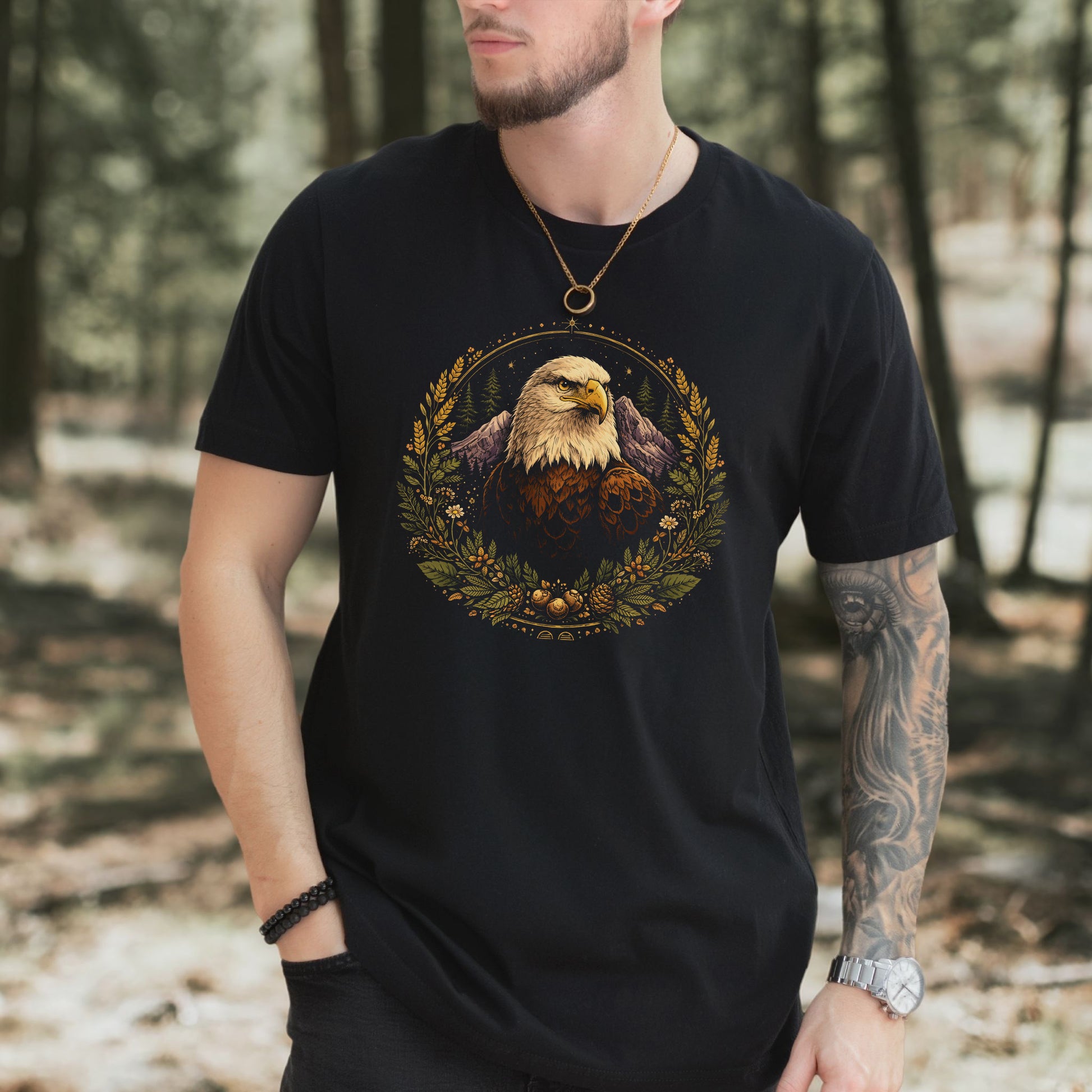 Eagle High Sentinel Mountain Botanical T-Shirt