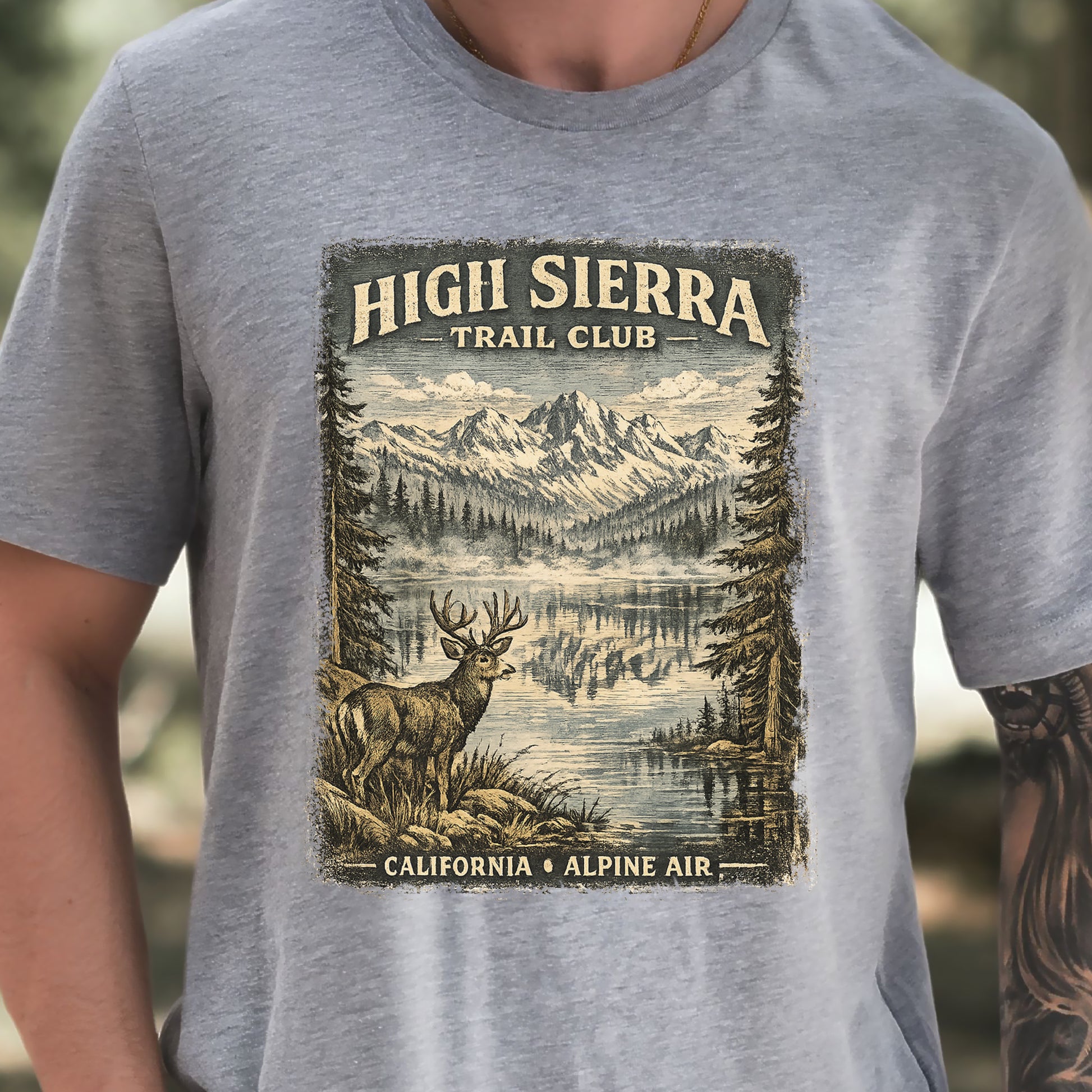 High Sierra Trail Club Shirt – California Alpine Air T-Shirt