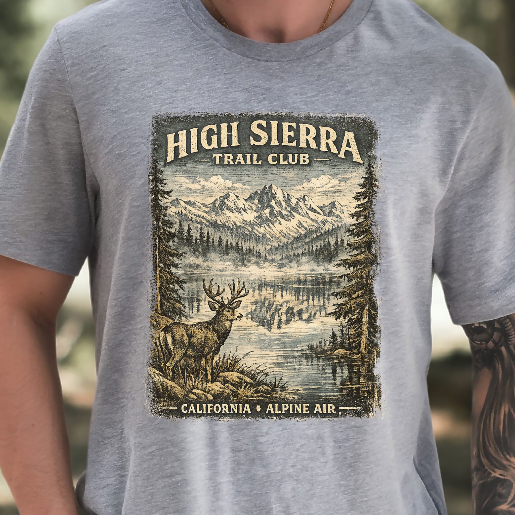 High Sierra Trail Club Shirt – California Alpine Air T-Shirt