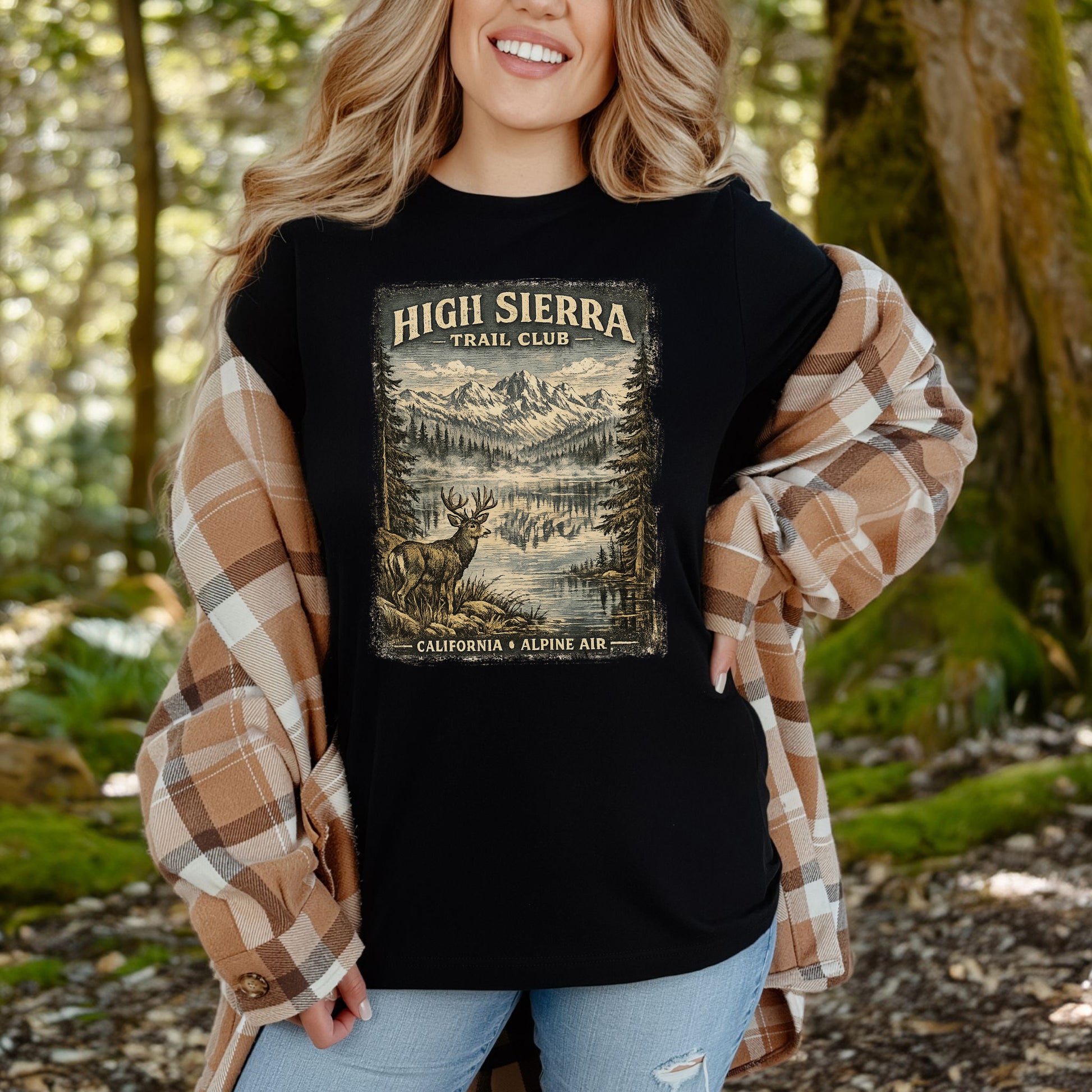High Sierra Trail Club Shirt – California Alpine Air T-Shirt