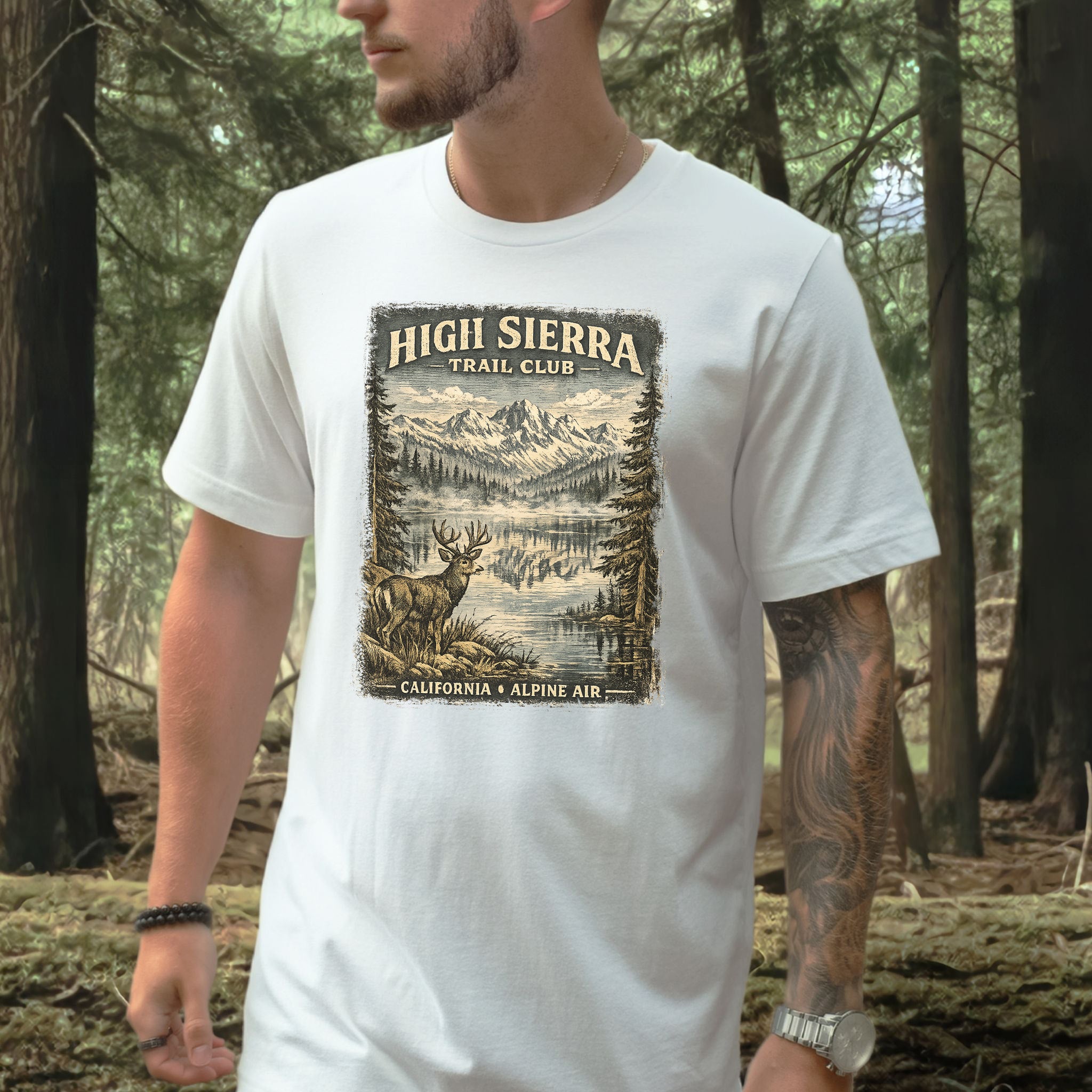 High Sierra Trail Club Shirt – California Alpine Air T-Shirt