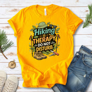 Hiking Is Therapy T-Shirt – Funny Nature Lover & Trail Mood Tee