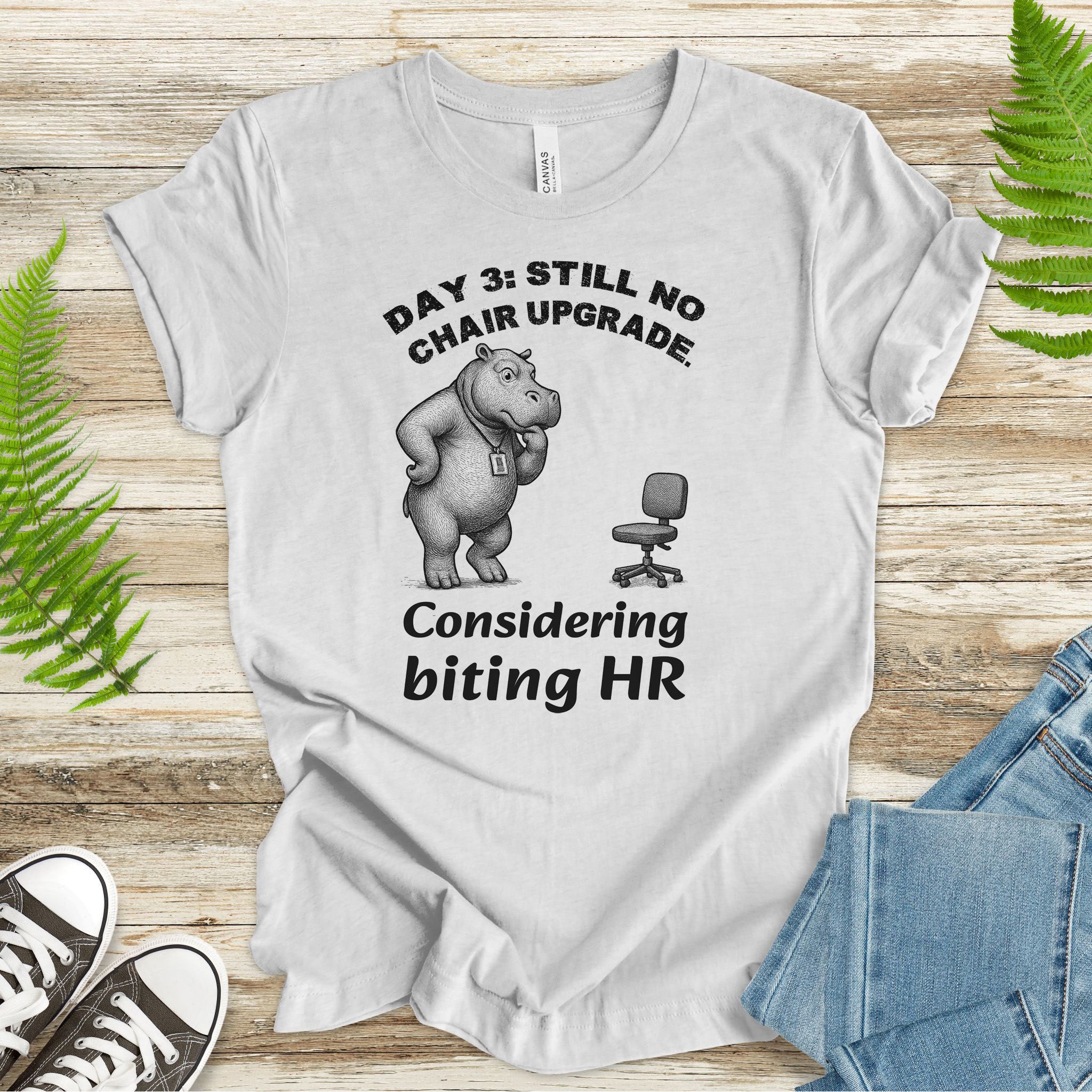 Hippo HR Complaint T-Shirt – Funny Office Chair Meme for Work Warriors