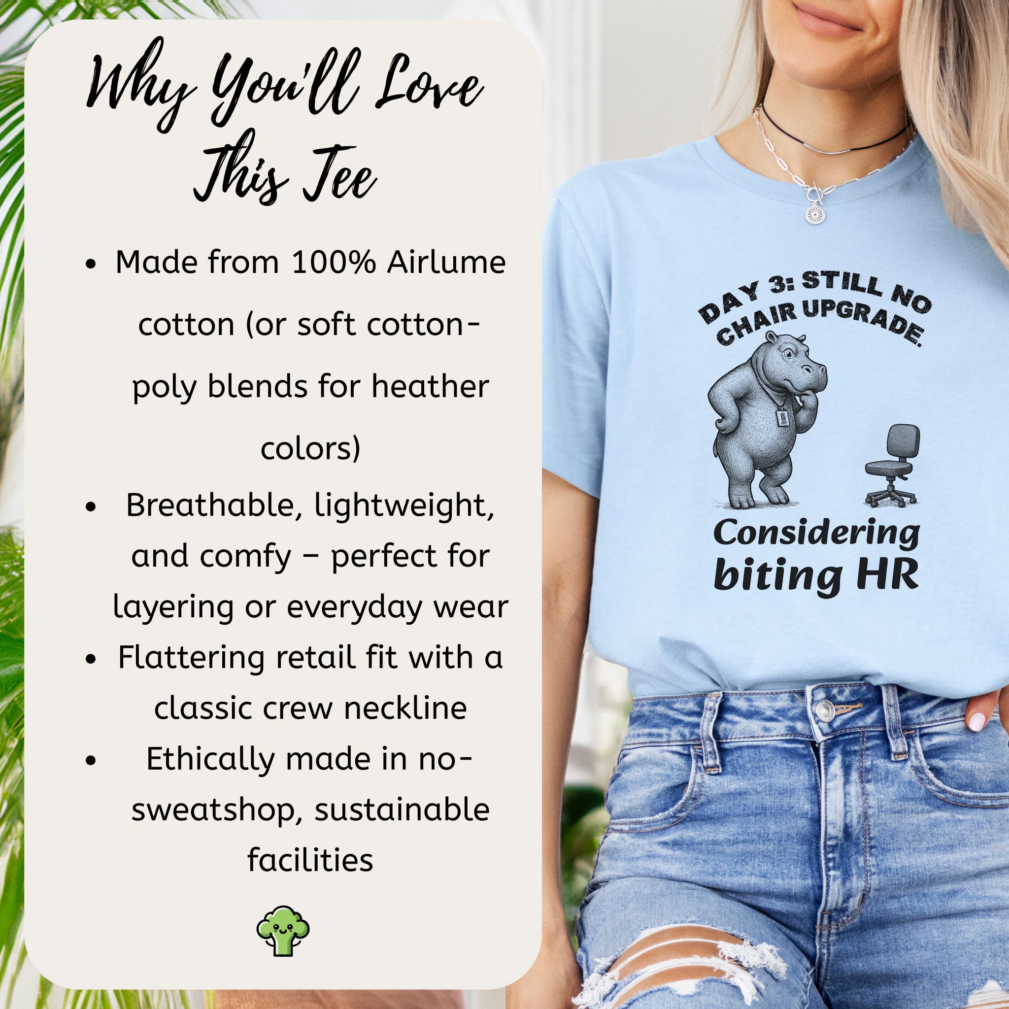 Hippo HR Complaint T-Shirt – Funny Office Chair Meme for Work Warriors