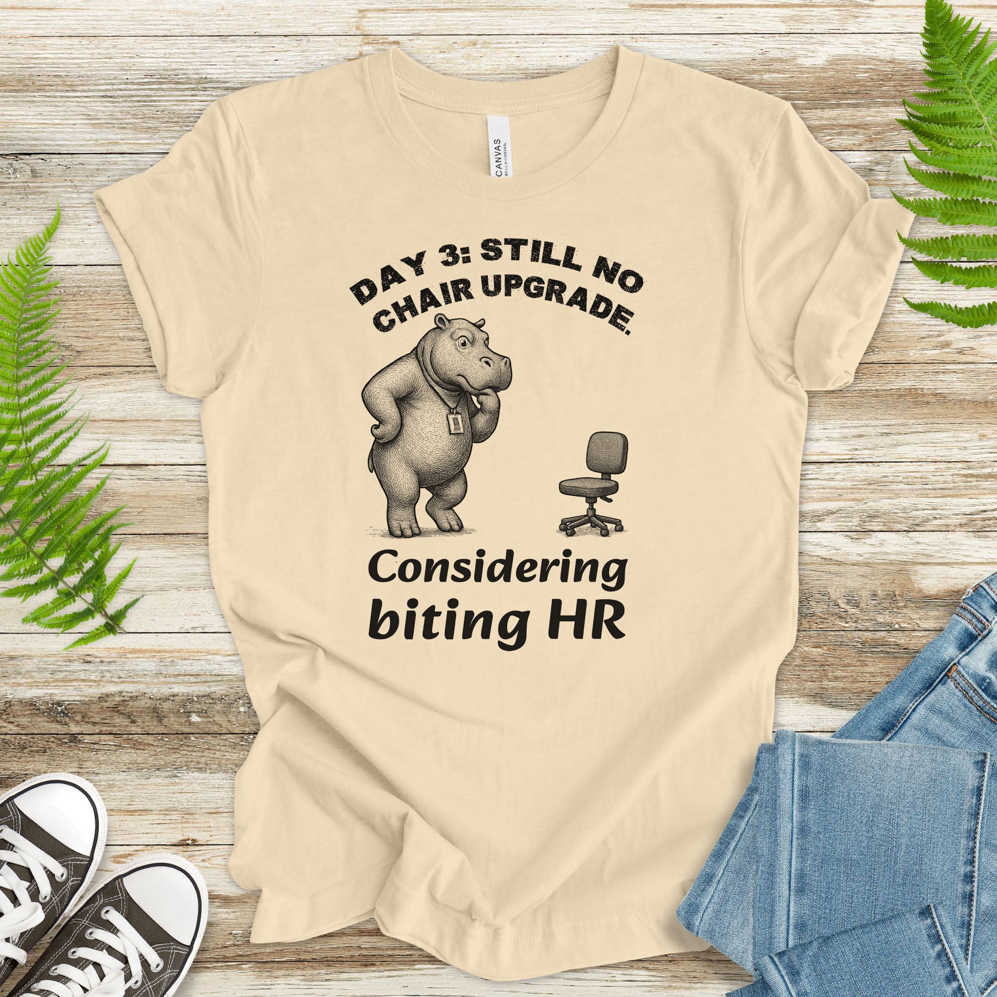 Hippo HR Complaint T-Shirt – Funny Office Chair Meme for Work Warriors