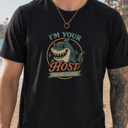 I’m Your Host Shark T-Shirt – Creepy Retro Ocean Humor Tee