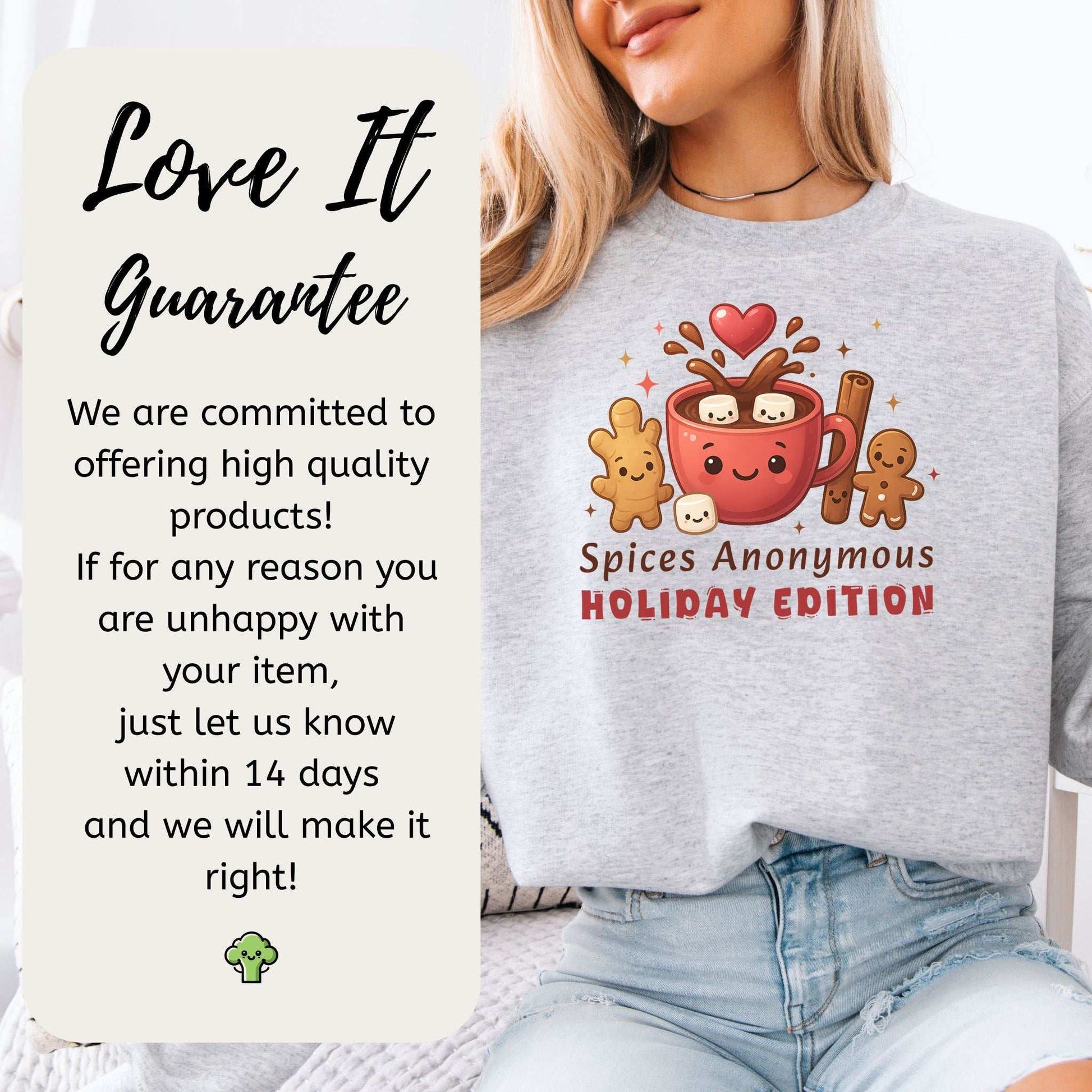 Spices Anonymous Holiday Edition Sweatshirt – Funny Cocoa & Baking Christmas Sweater