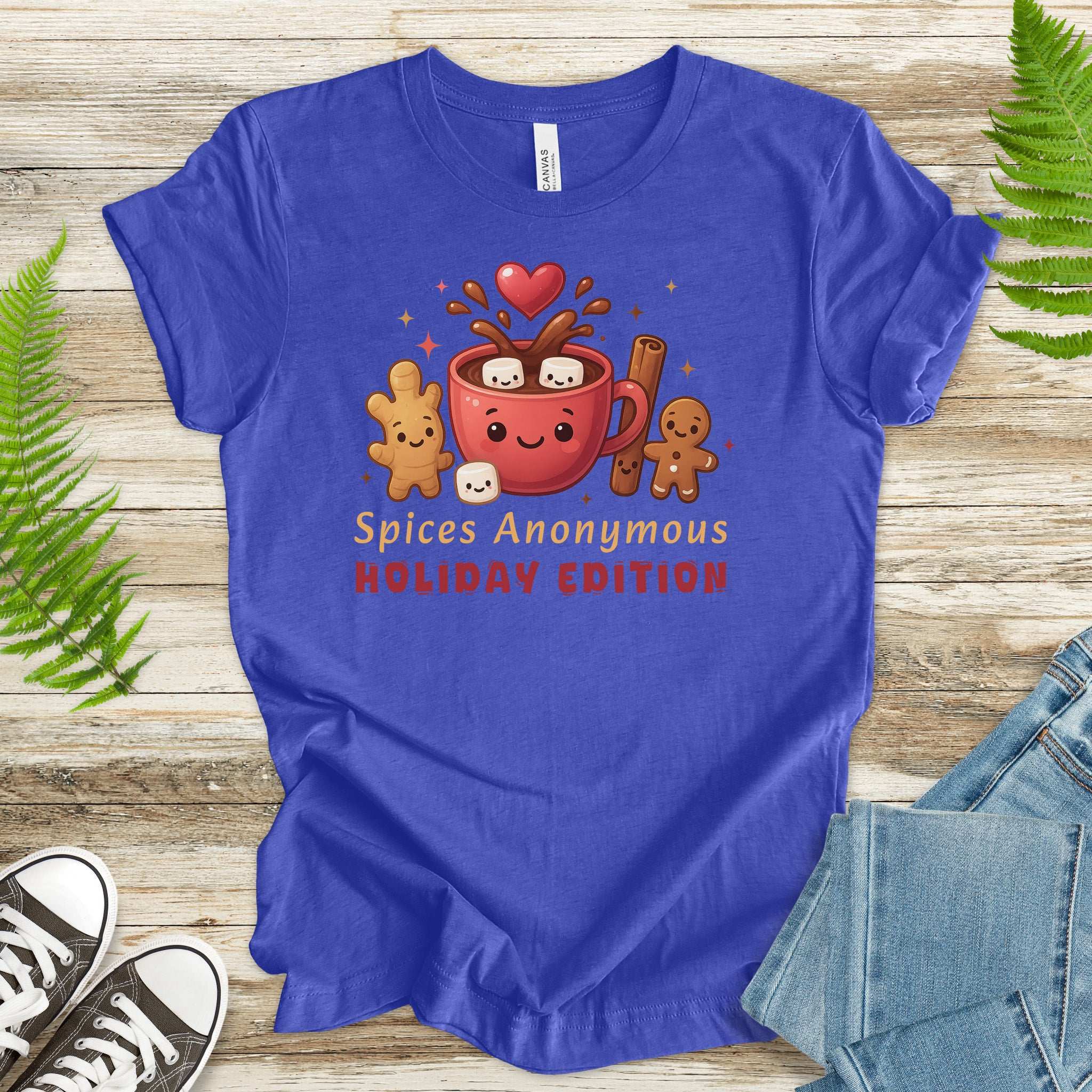 Spices Anonymous Holiday Edition T-Shirt – Funny Cocoa & Baking Christmas Tee
