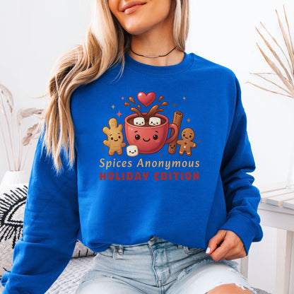 Spices Anonymous Holiday Edition Sweatshirt – Funny Cocoa & Baking Christmas Sweater