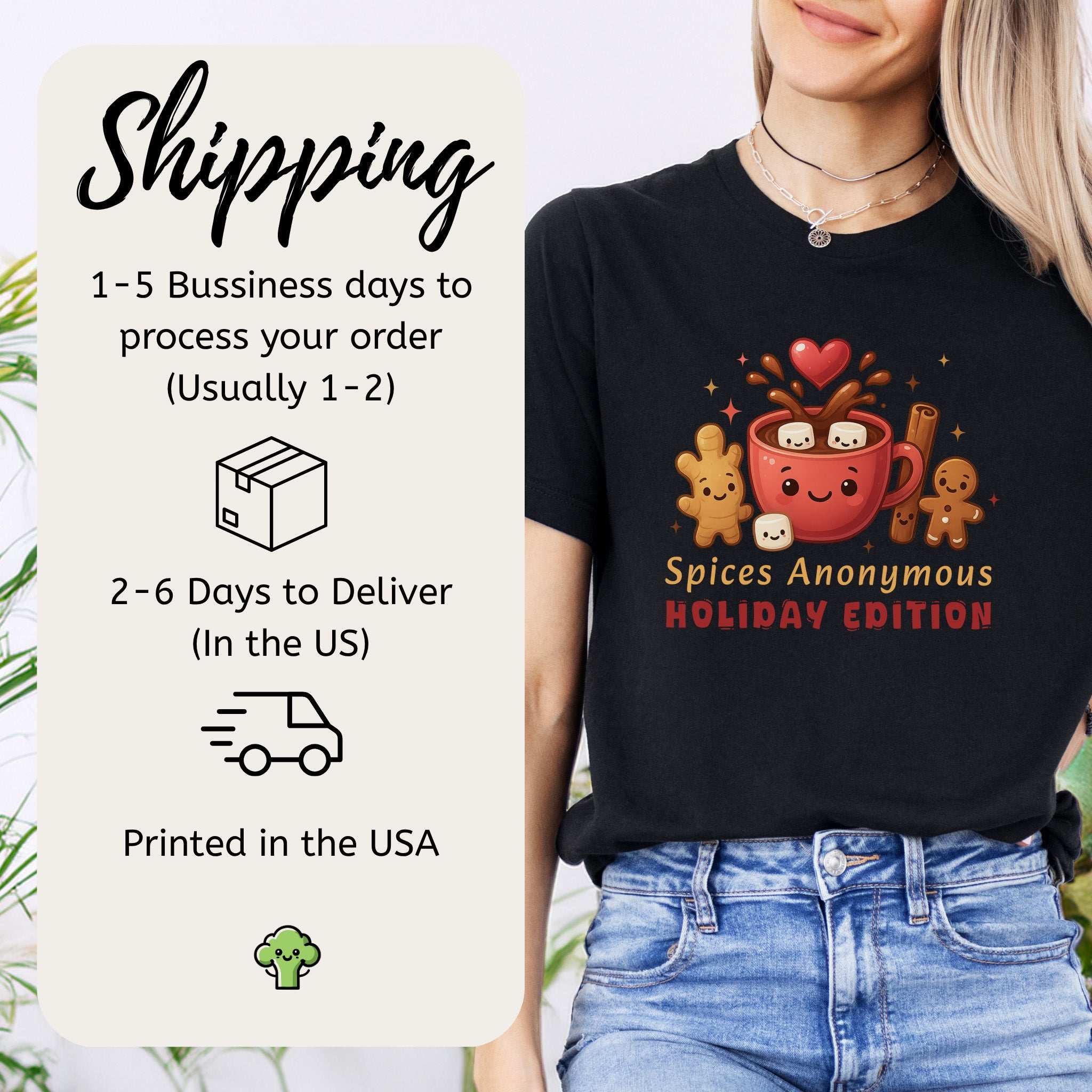 Spices Anonymous Holiday Edition T-Shirt – Funny Cocoa & Baking Christmas Tee