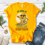 I’m Here to Ripen and Raise Vibes Papaya T-Shirt – Funny Surf Tee