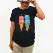 Dog & Cat Ice Cream – Sweet Melty Friends Youth Tee