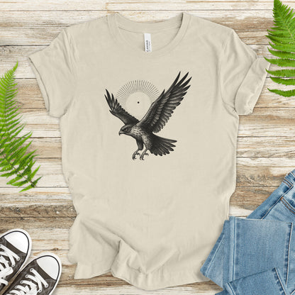 Holy Hawk T-Shirt – Vintage Bird of Prey Spirit Animal Tee