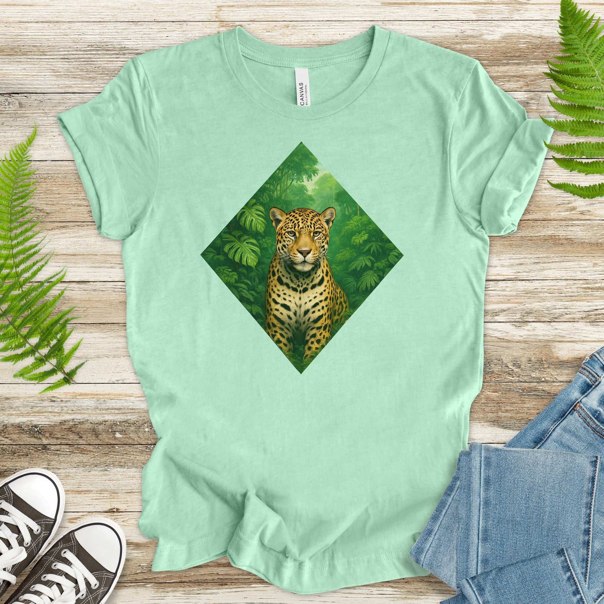 Jaguar Jungle T-Shirt – Wild Cat Spirit Animal Nature Tee