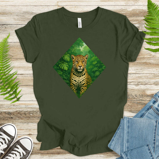 Jaguar Jungle T-Shirt – Wild Cat Spirit Animal Nature Tee