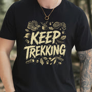 Keep Trekking Vintage Hiking Gear Adventure T-Shirt