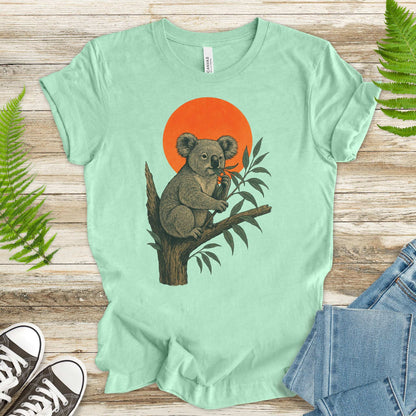 Vintage Koala Tree T-Shirt – Japanese Style Eucalyptus Nature Tee