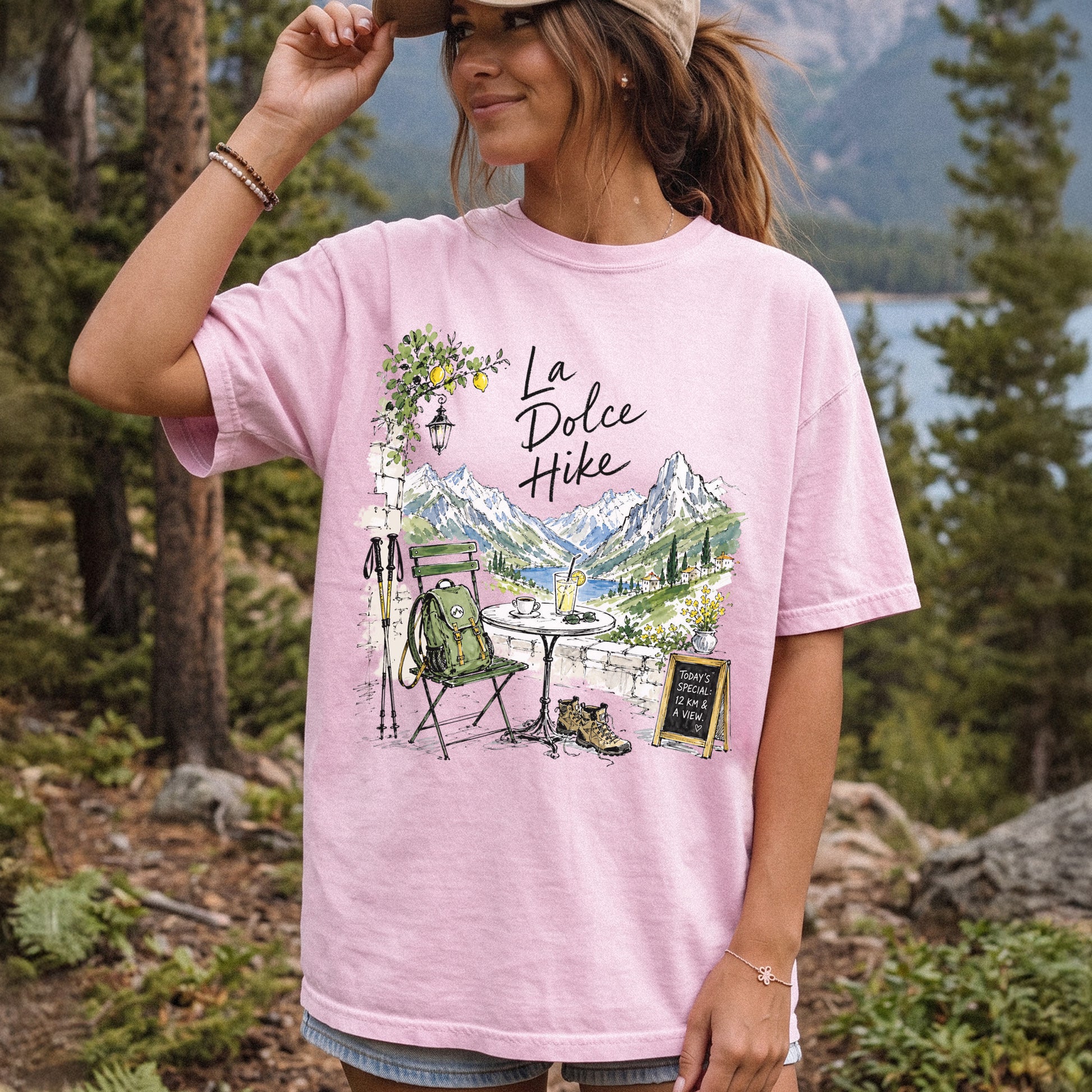 La Dolce Hike Comfort Colors Shirt – Italy Hiking Travel Tee