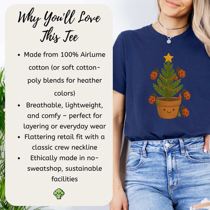 Ladybug Christmas Tree T-Shirt – Cute Bug Lovers Holiday Tee