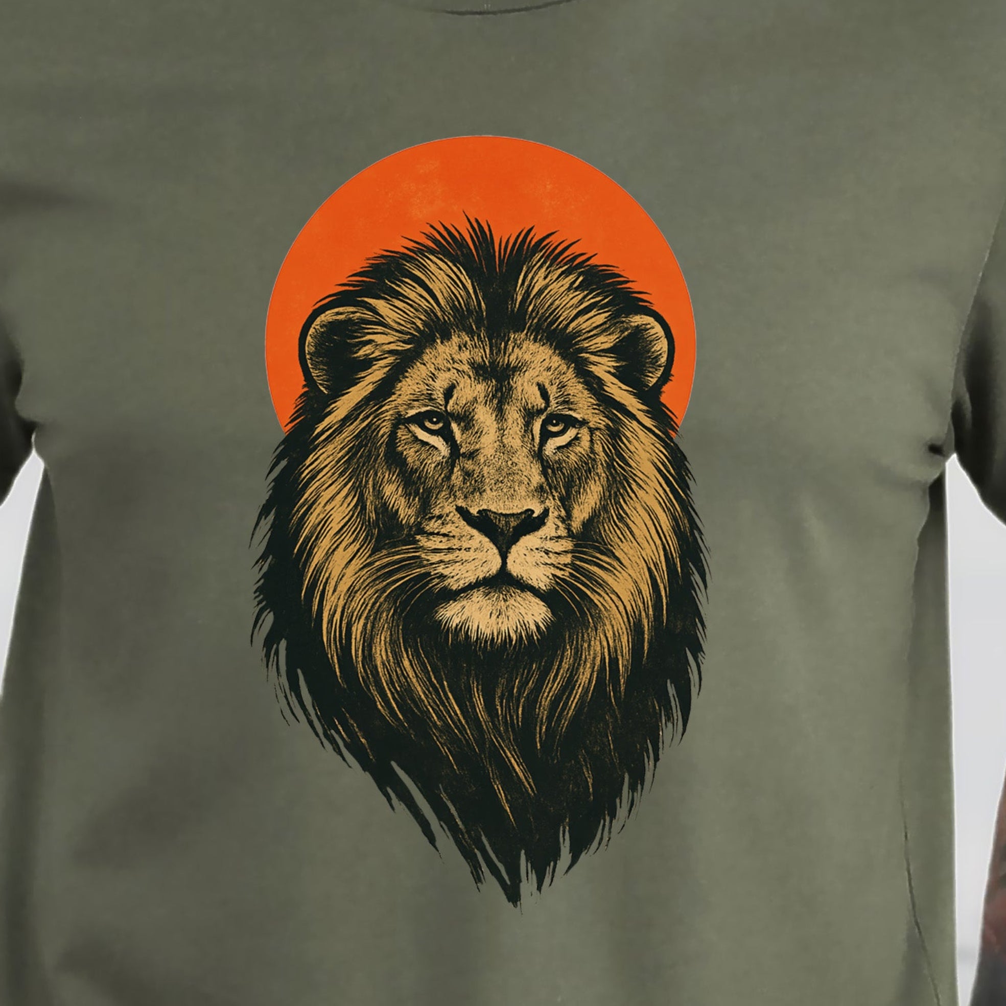 Vintage Lion Sun T-Shirt – Japanese Style Safari King Tee