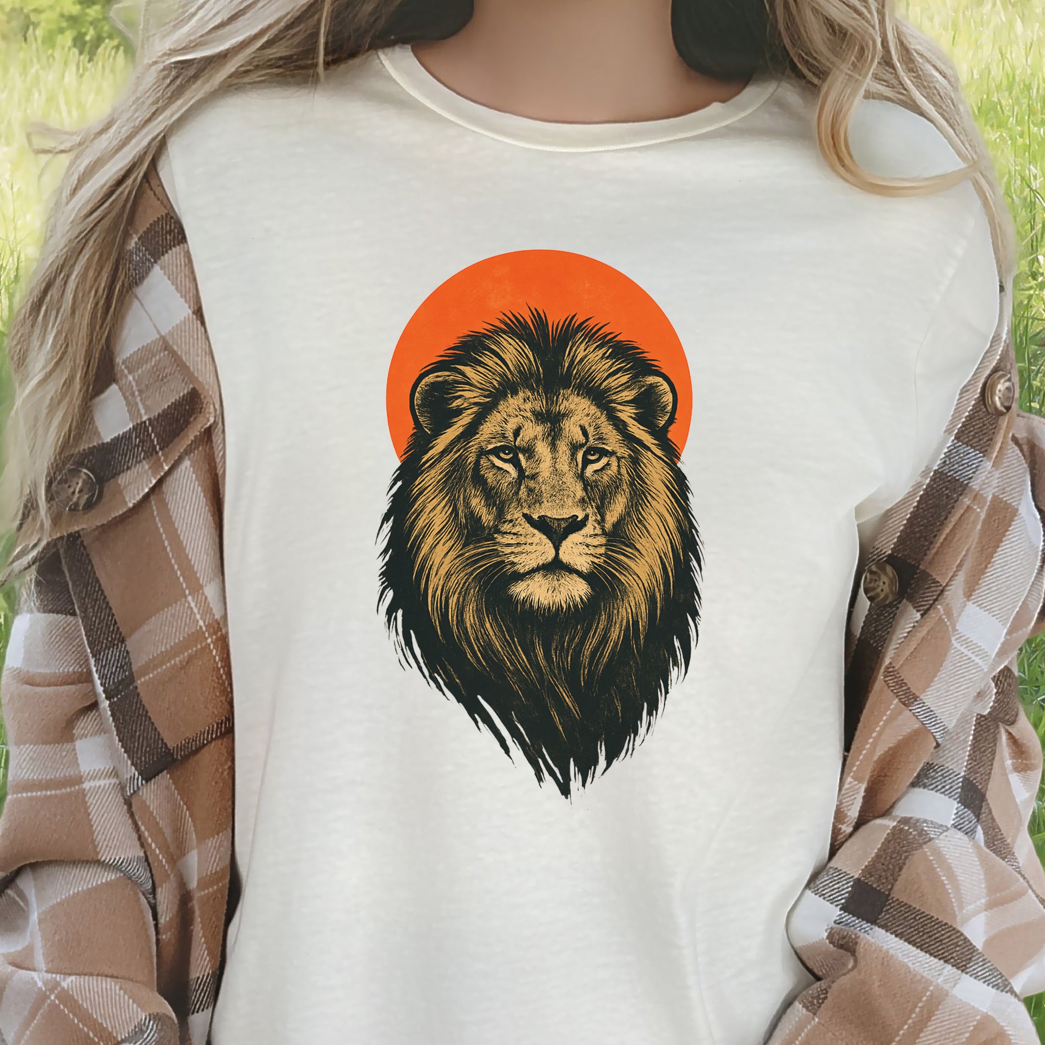 Vintage Lion Sun T-Shirt – Japanese Style Safari King Tee