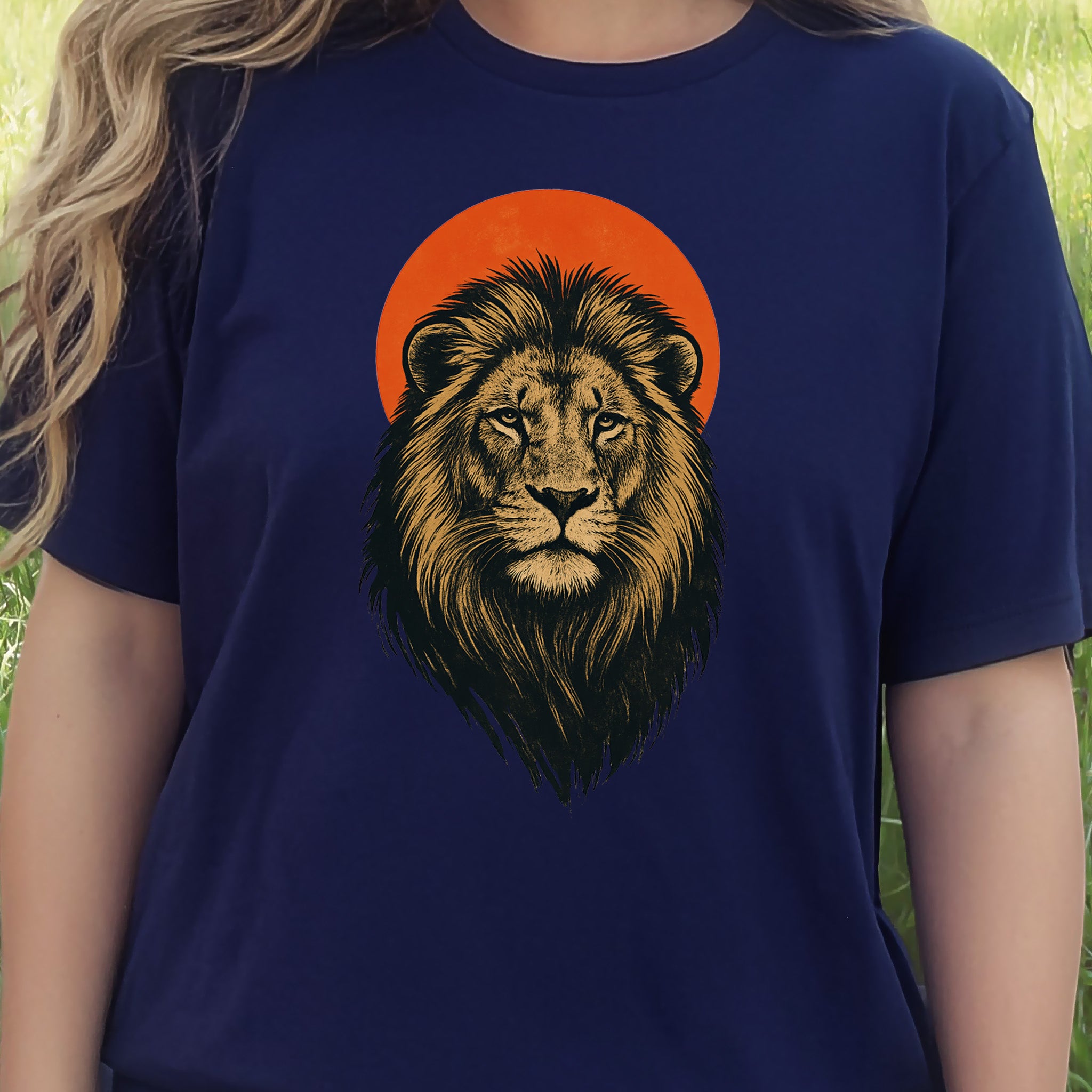 Vintage Lion Sun T-Shirt – Japanese Style Safari King Tee