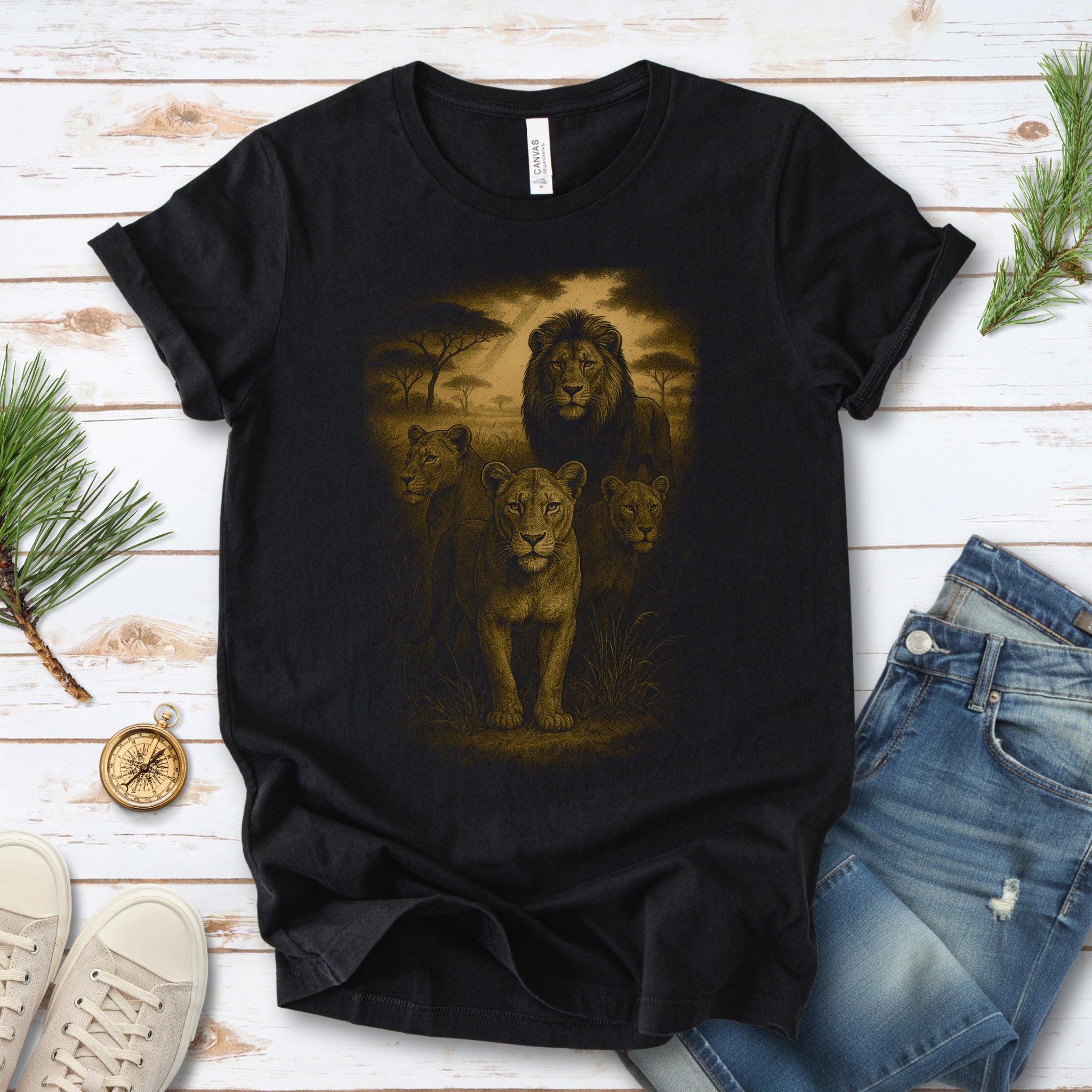 Lioness Spirit Animal T-Shirt – Savannah Strength & Wild Sisterhood