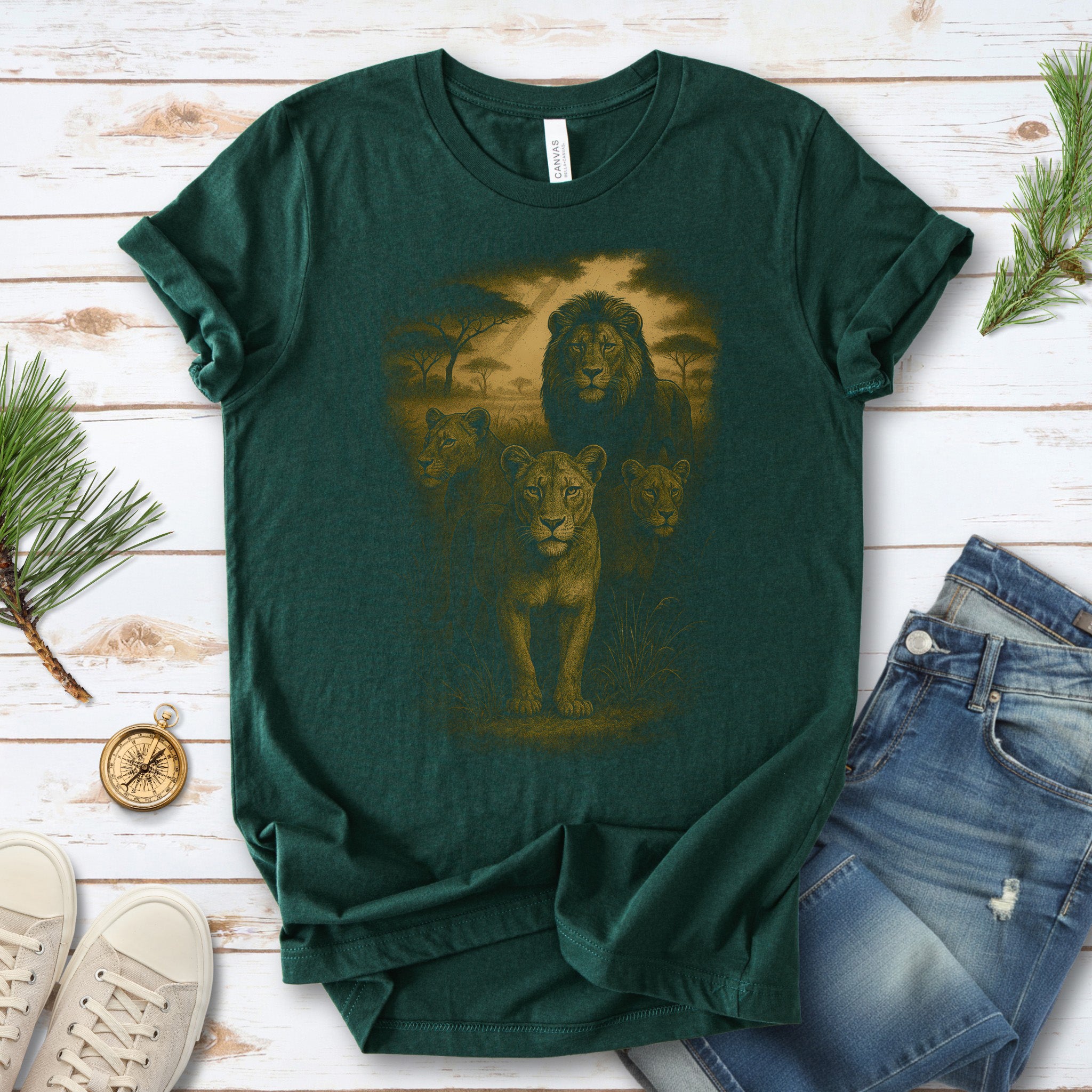 Lioness Spirit Animal T-Shirt – Savannah Strength & Wild Sisterhood