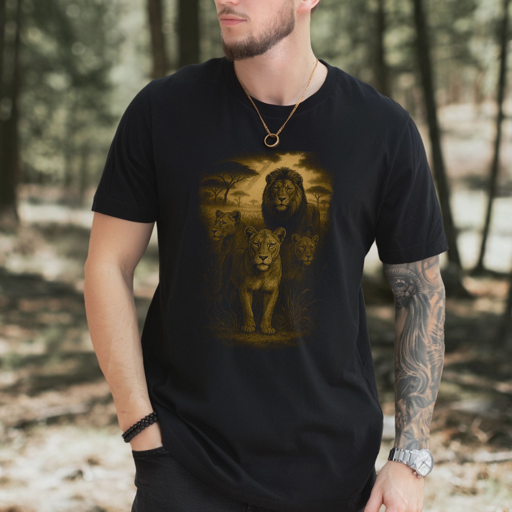 Lioness Spirit Animal T-Shirt – Savannah Strength & Wild Sisterhood