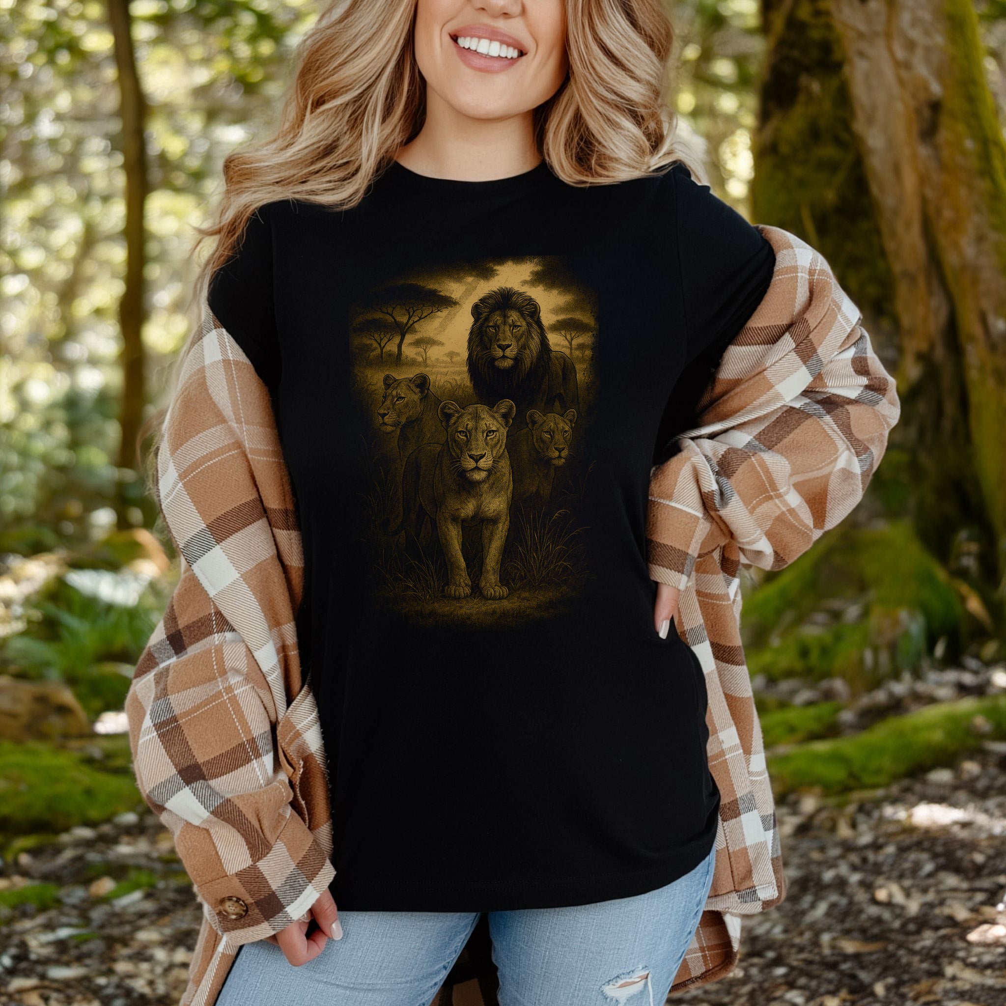 Lioness Spirit Animal T-Shirt – Savannah Strength & Wild Sisterhood