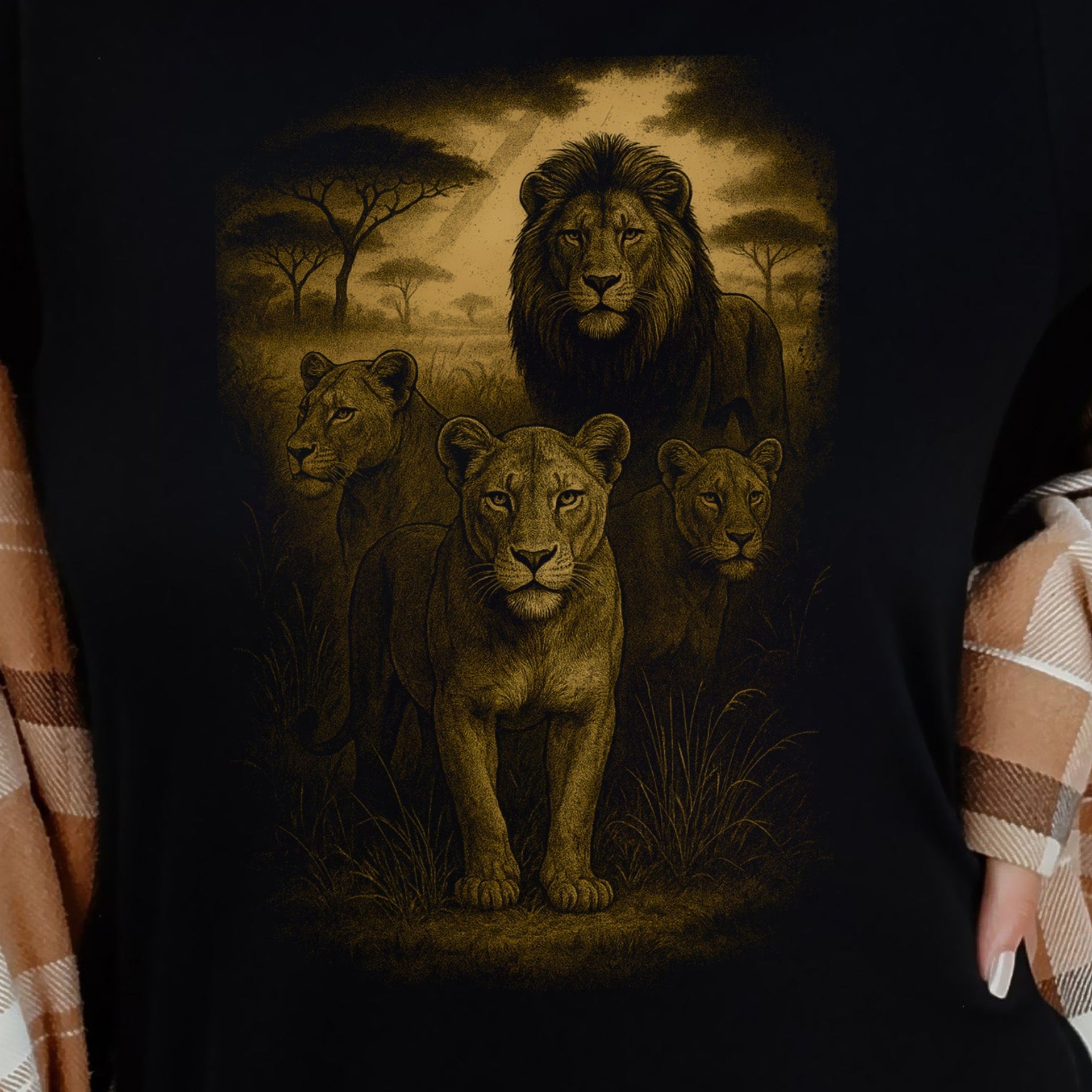Lioness Spirit Animal T-Shirt – Savannah Strength & Wild Sisterhood