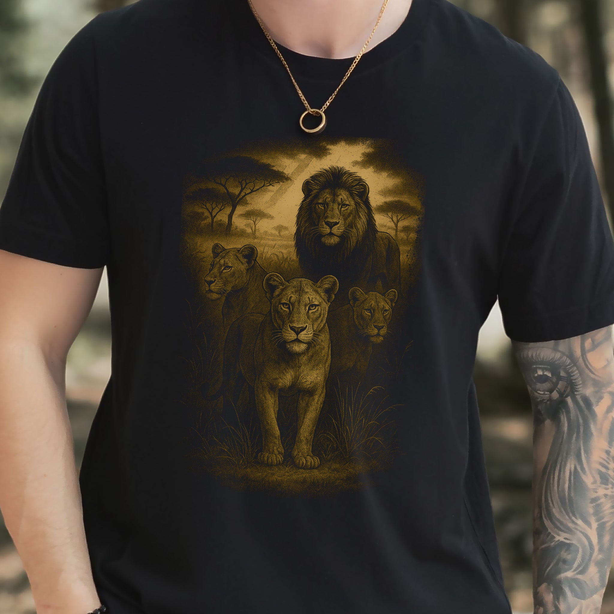 Lioness Spirit Animal T-Shirt – Savannah Strength & Wild Sisterhood