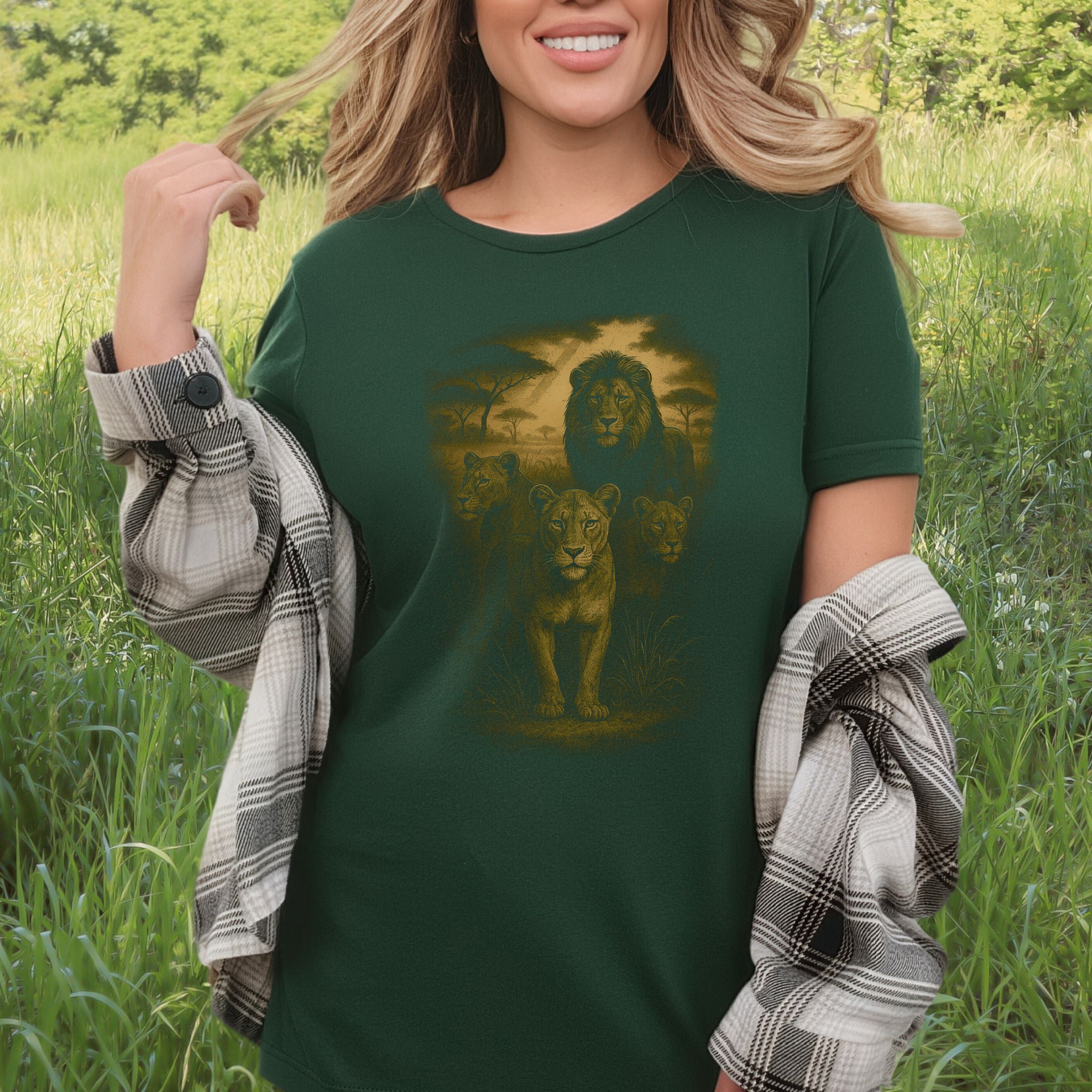 Lioness Spirit Animal T-Shirt – Savannah Strength & Wild Sisterhood