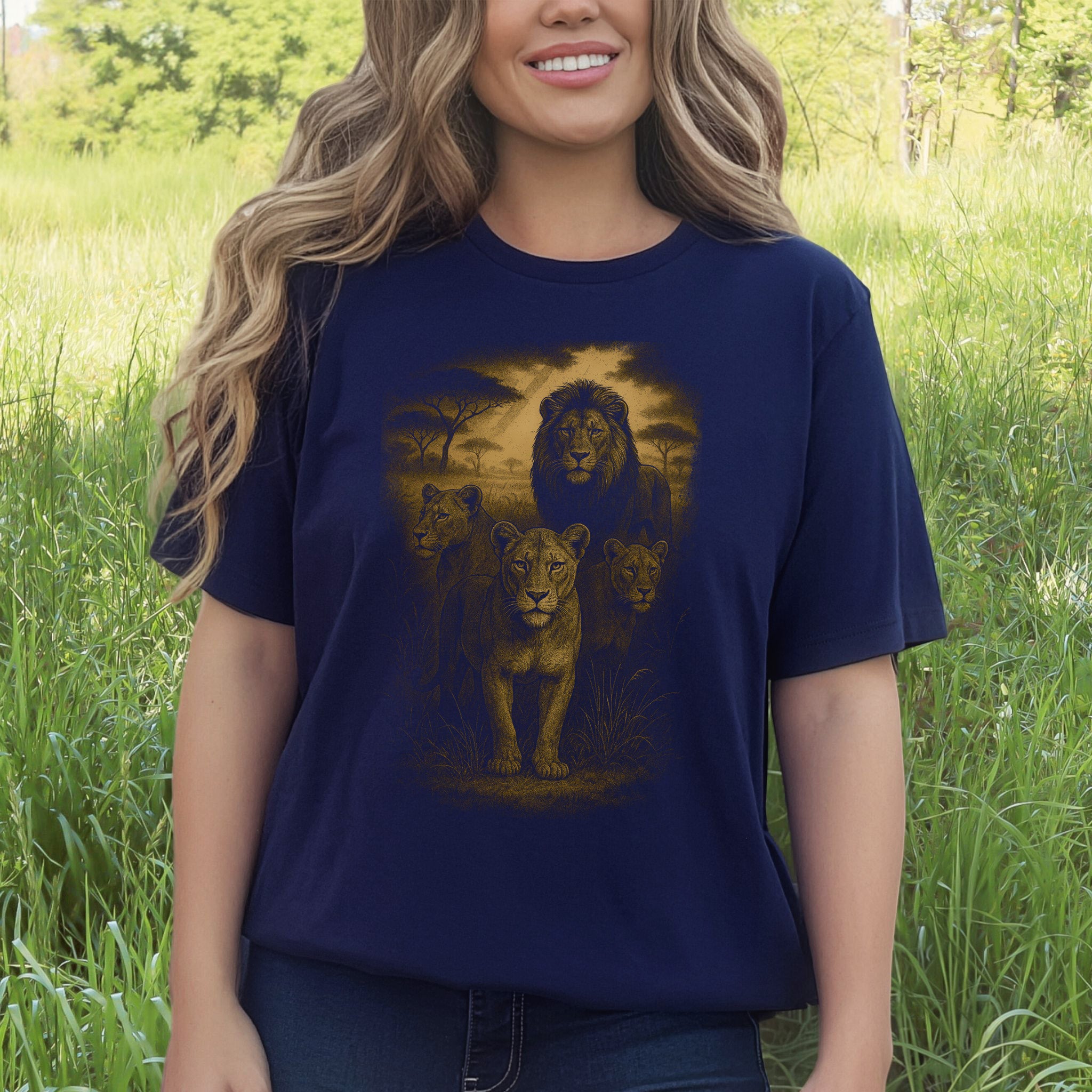 Lioness Spirit Animal T-Shirt – Savannah Strength & Wild Sisterhood