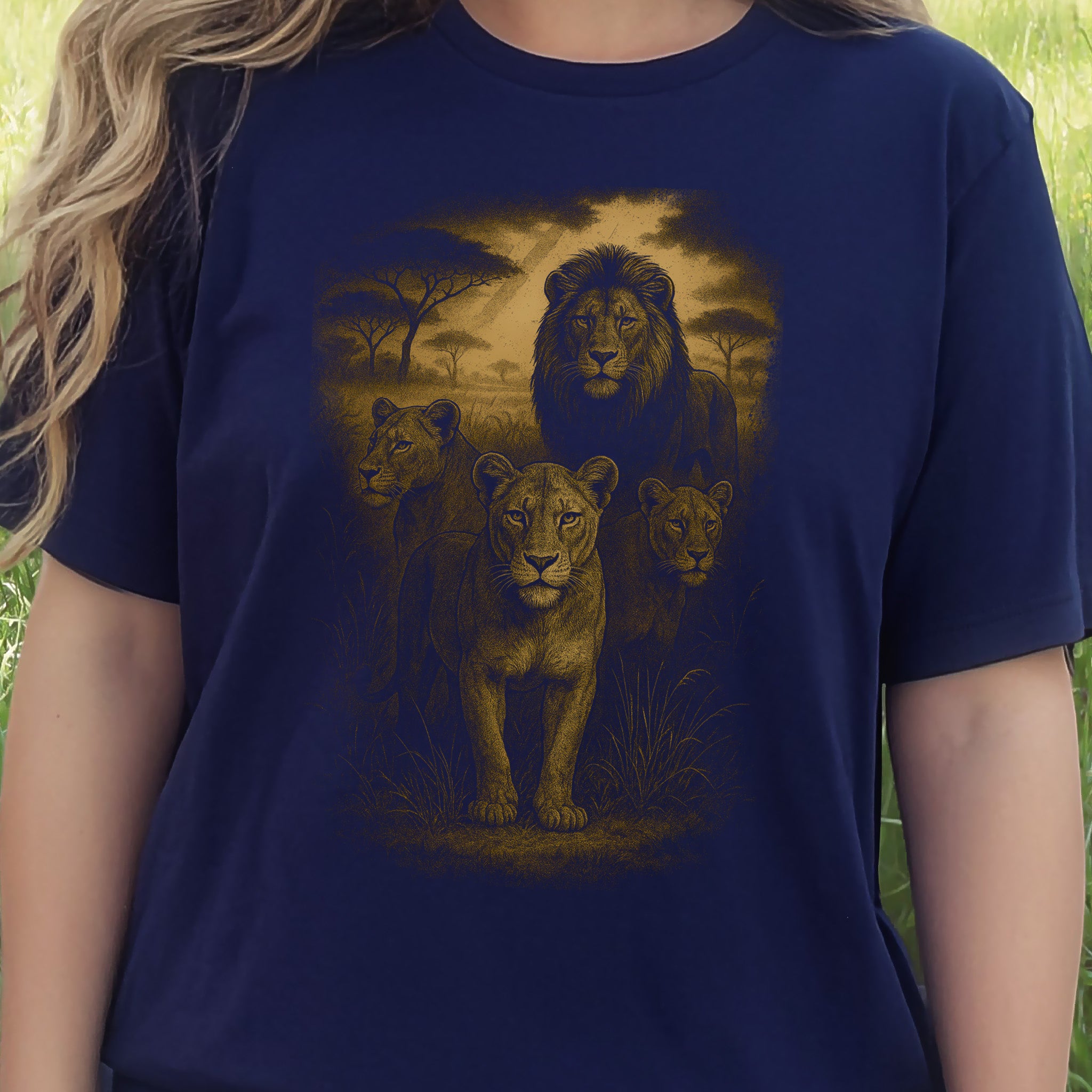 Lioness Spirit Animal T-Shirt – Savannah Strength & Wild Sisterhood
