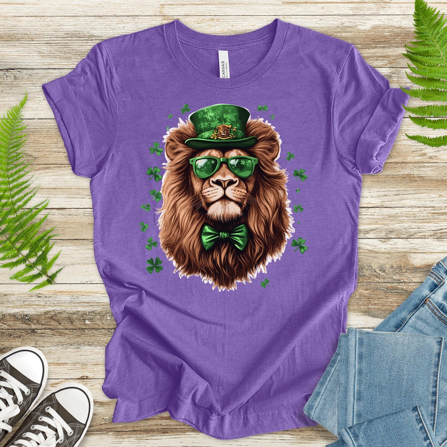 Luck of the Lion: St. Paddy’s Party King T-Shirt - TShirtree