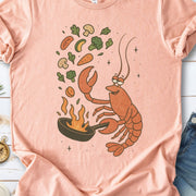 Lobster Chef Cooking T-Shirt – Funny Ocean Foodie Tee