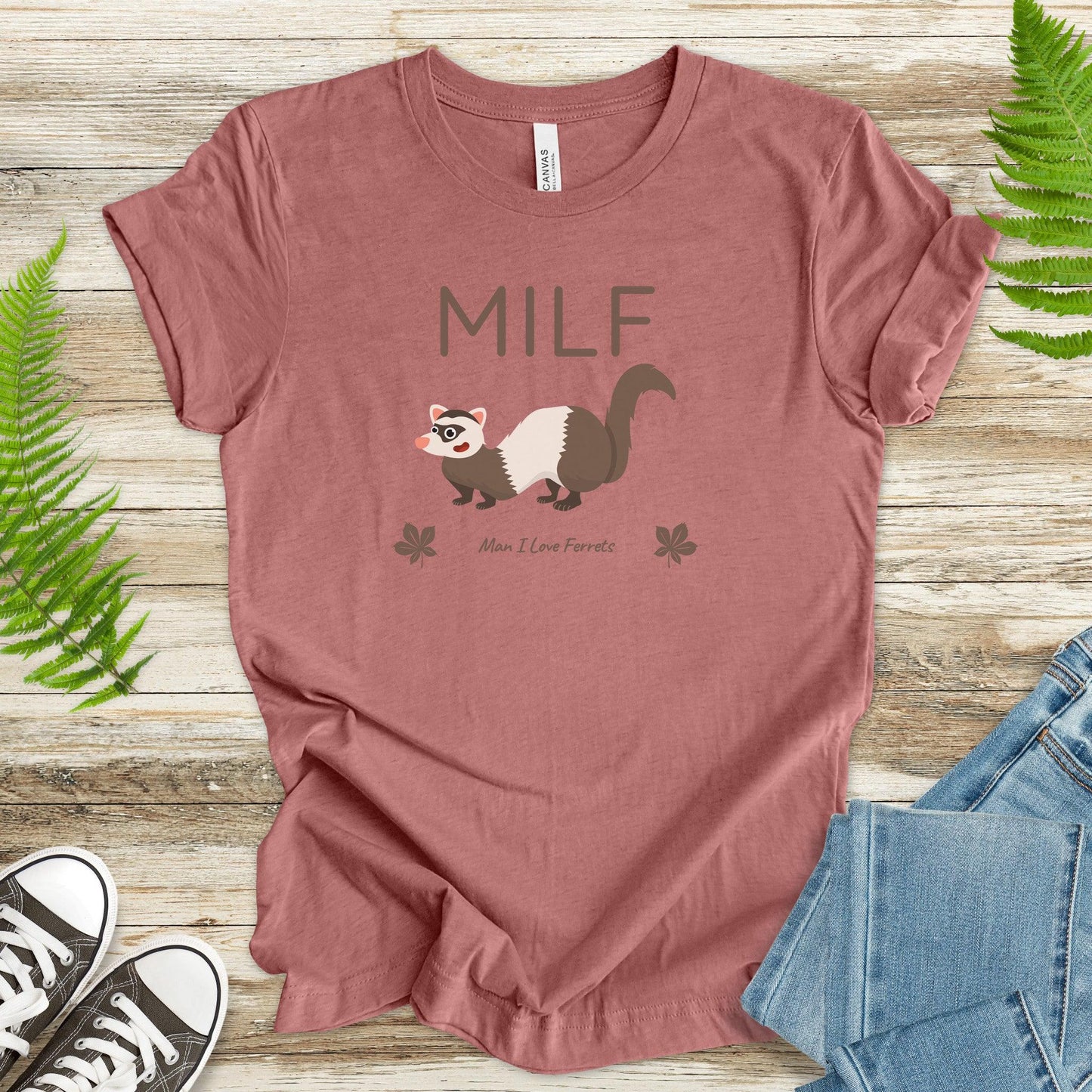 MILF: Man I Love Ferrets T-Shirt - TShirtree