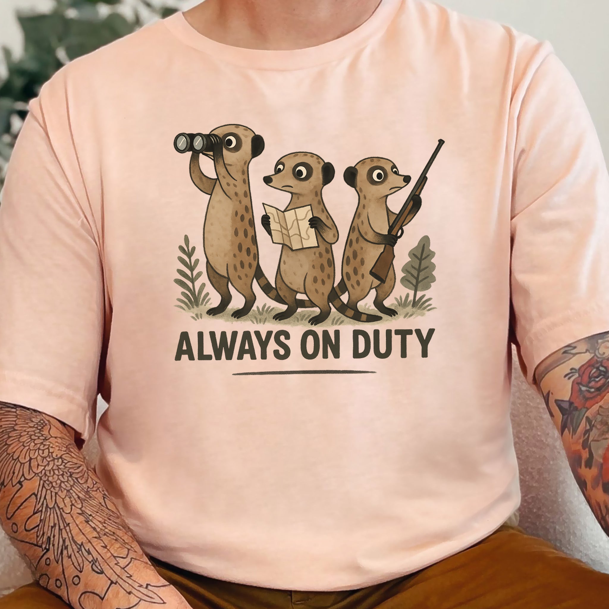 Surveillance Squad T-Shirt – Funny Animal Guard Shirt