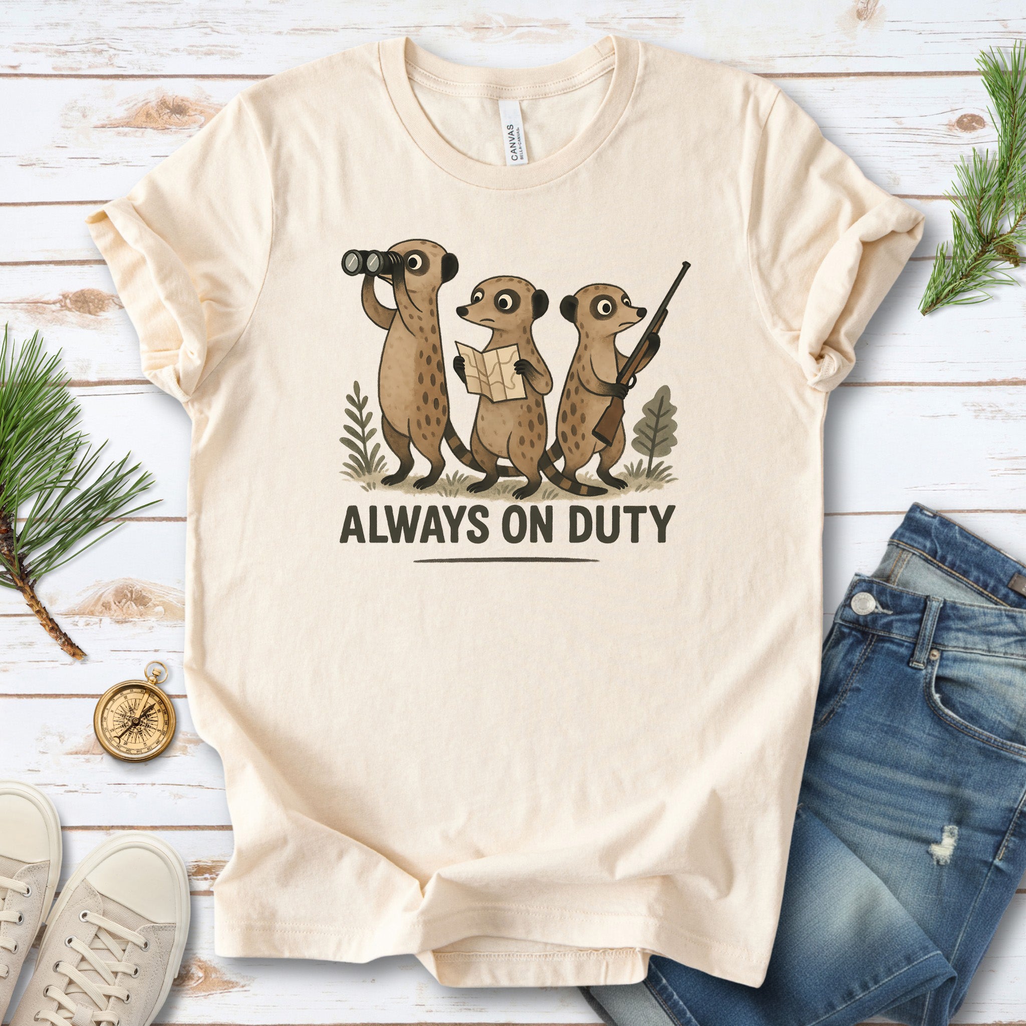 Surveillance Squad T-Shirt – Funny Animal Guard Shirt