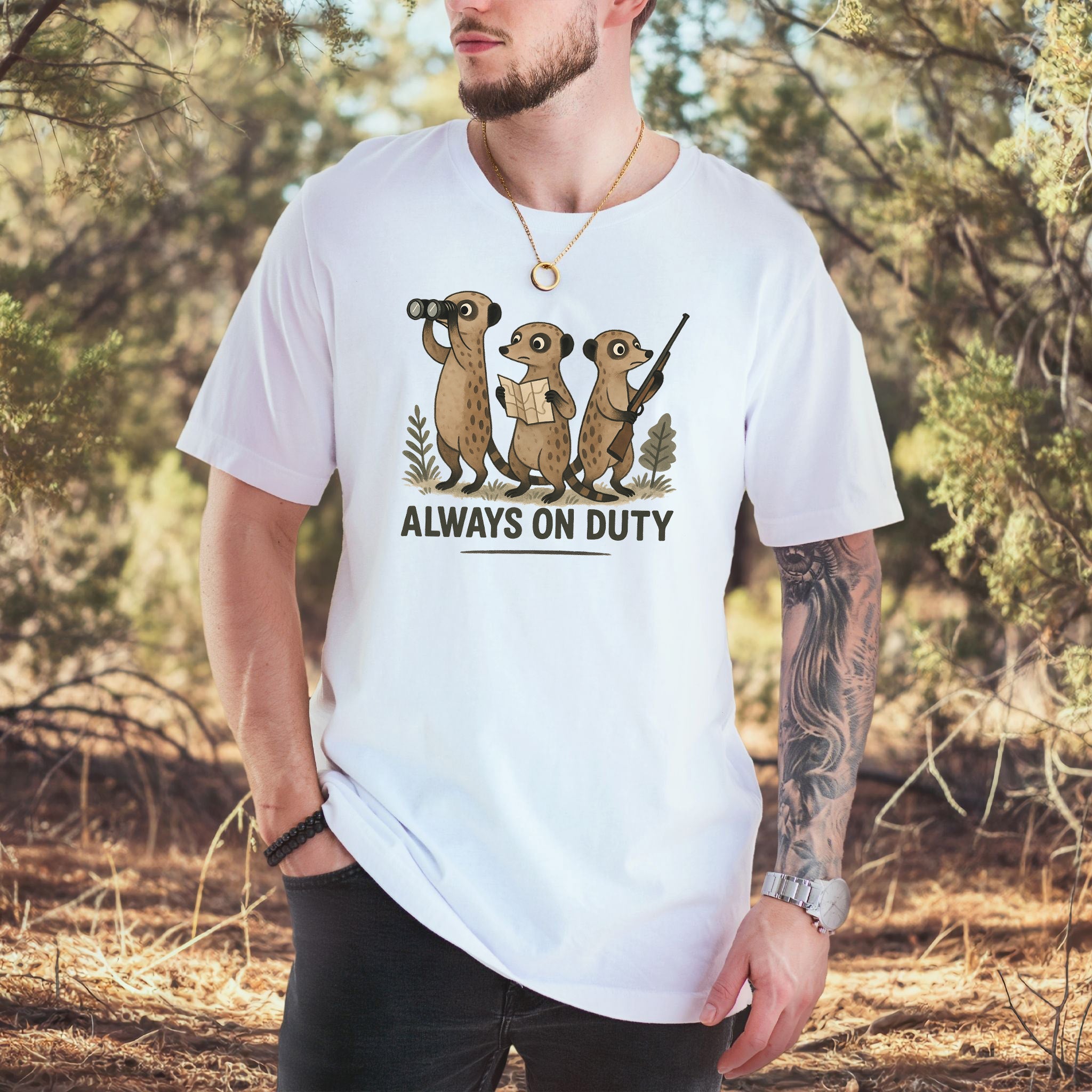 Surveillance Squad T-Shirt – Funny Animal Guard Shirt