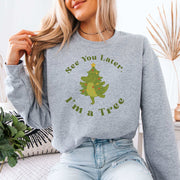 Merry Croc Tree Sweatshirt – Funny Alligator Christmas Tree Vibes