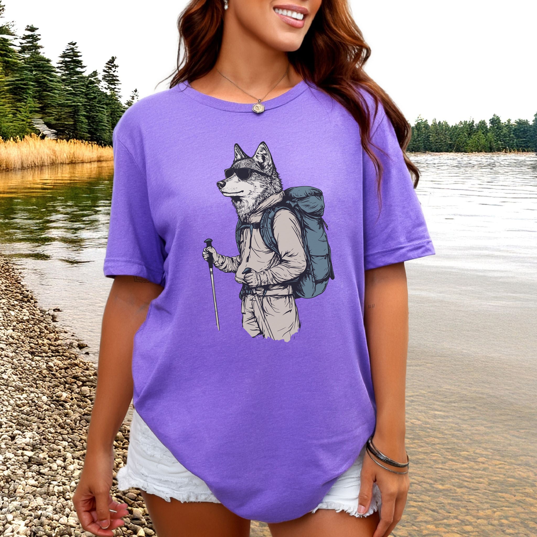 Adventurer Wolf Hiking T-Shirt