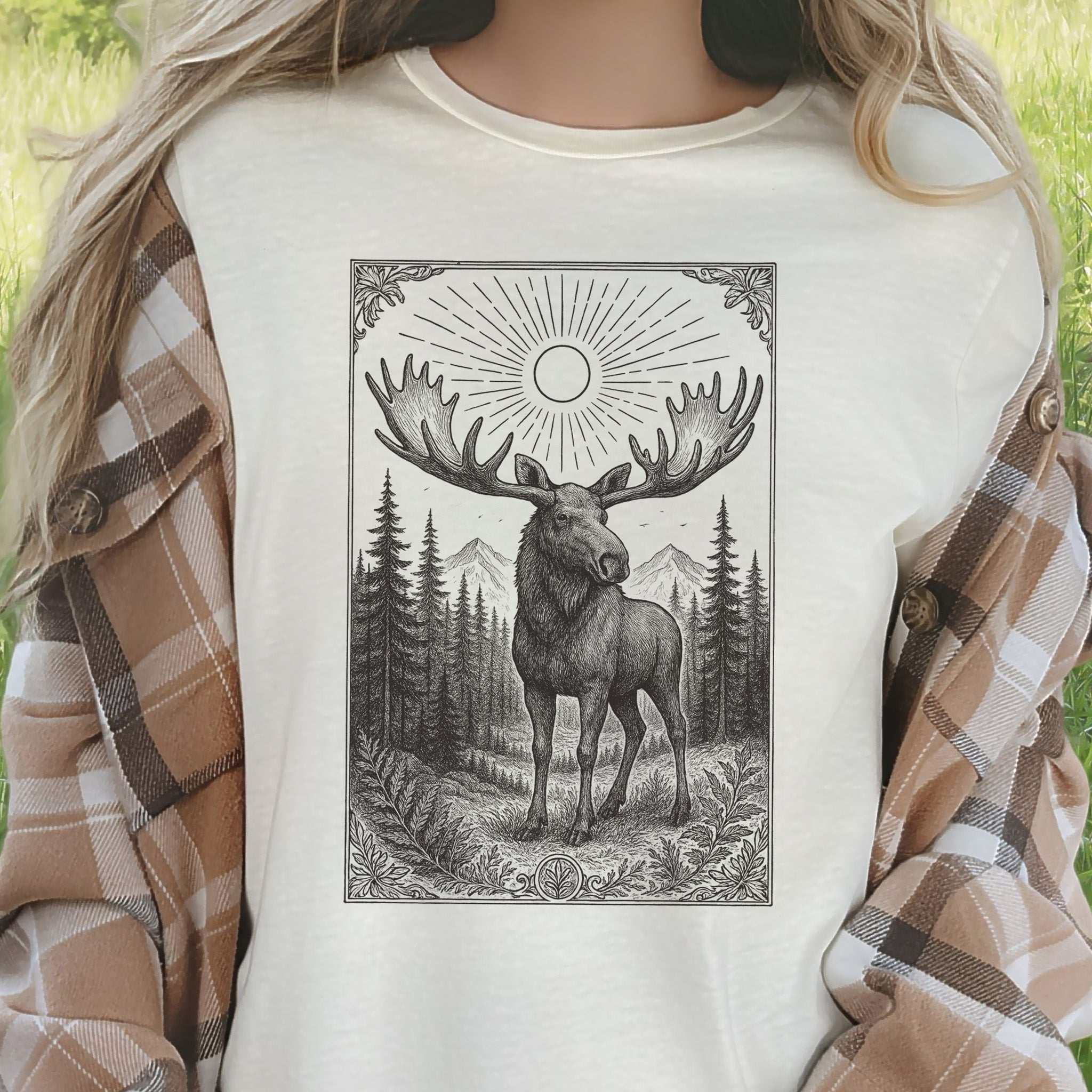 Mystic Moose – Guardian of the Forest T-Shirt