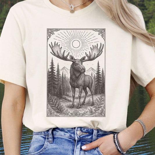 Mystic Moose – Guardian of the Forest T-Shirt