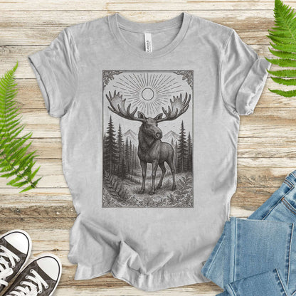 Mystic Moose – Guardian of the Forest T-Shirt